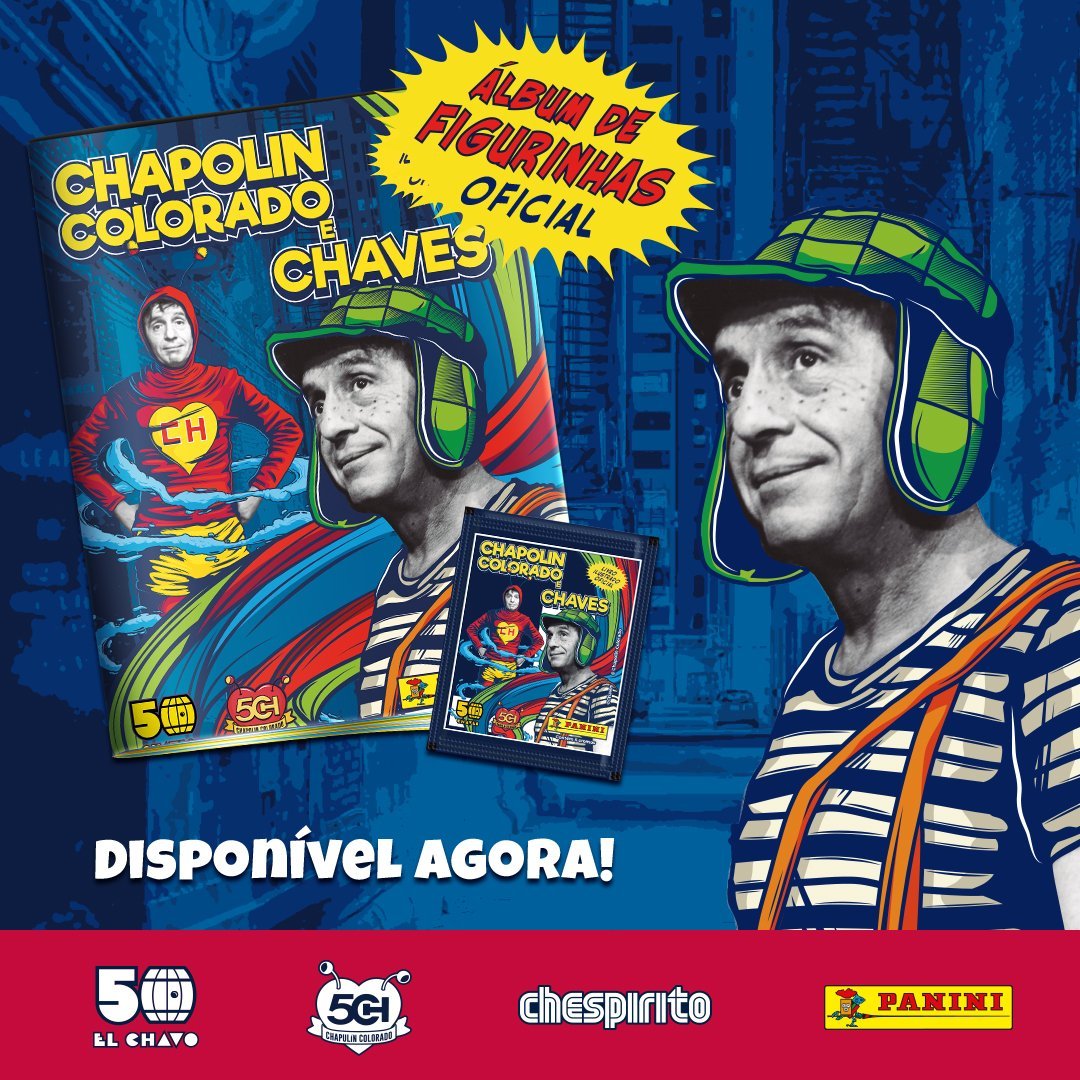 Panini lança álbum de figurinhas de Chaves e Chapolin - Portal Chespirito